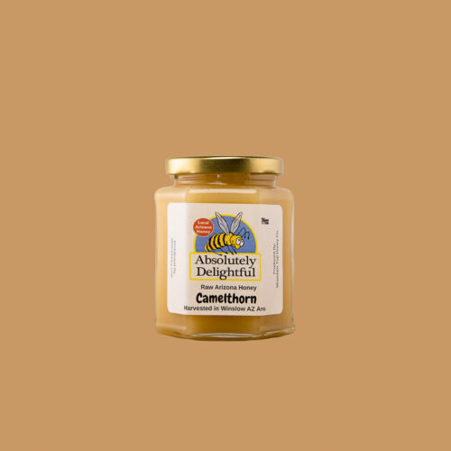 14oz jar of Camelthorn Honey