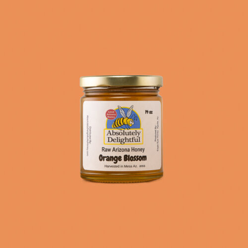 Small 14oz Jar of Orange Blossom Honey
