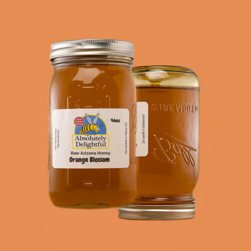 Two Floating Jars of Orange Blossom Honey