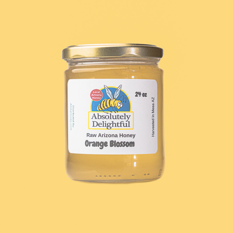 Orange Blossom Honey - Raw Honey From Absolutely Delightful